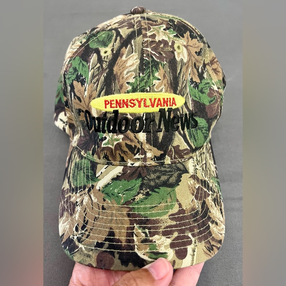 VTG OSFM Pennsylvania Outdoor News OTTO Camouflage Hat W/ Adjustable Fastener